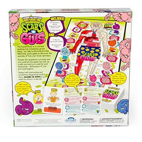 Educational Board Game - Scabs and Guts - The Medical Fact Based Board Game