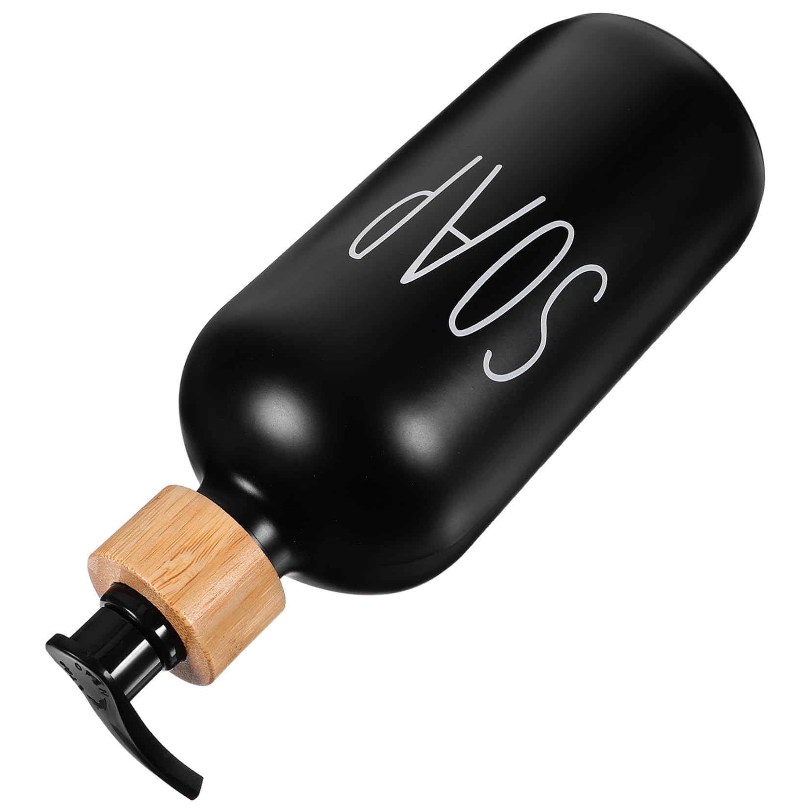 LABRIMP Refillable Hand Soap Dispenser Bottle with Pump Glass Soap Dispenser for Bathroom Kitchen Office Leak-Proof Lotion and Shampoo Bottle 7.95 Inch