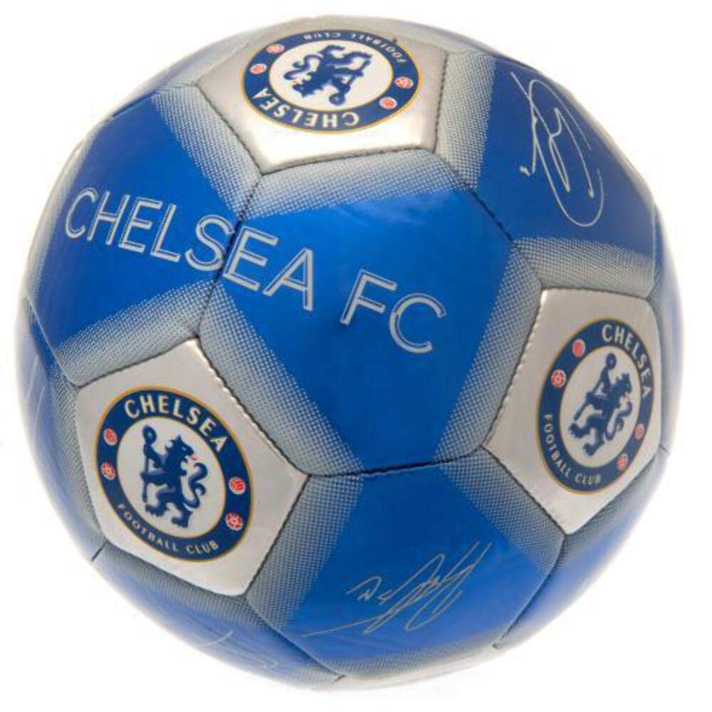 Chelsea Fc Football Size 5 Ball Printed Signatures Signed