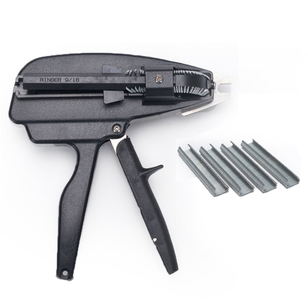 Stanley Hog Ringer Tool and 2500 Hog Rings This wire