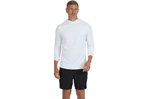 IBKUL Athleisure Wear Sun Protective UPF 50+ Icefil Cooling-Men's Solid Long Sleeve Hoody-91199