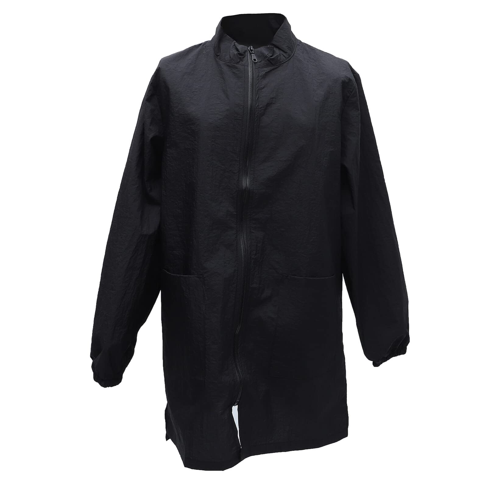 UKCOCO Pet Grooming Smock- Dog Grooming Smock with Full Zipper Anti- Static Pet Grooming Work Clothes Pet Beautician Jacket Smock Dog Cat Cosmetologist Uniforms for Pet Shop for Men& Women