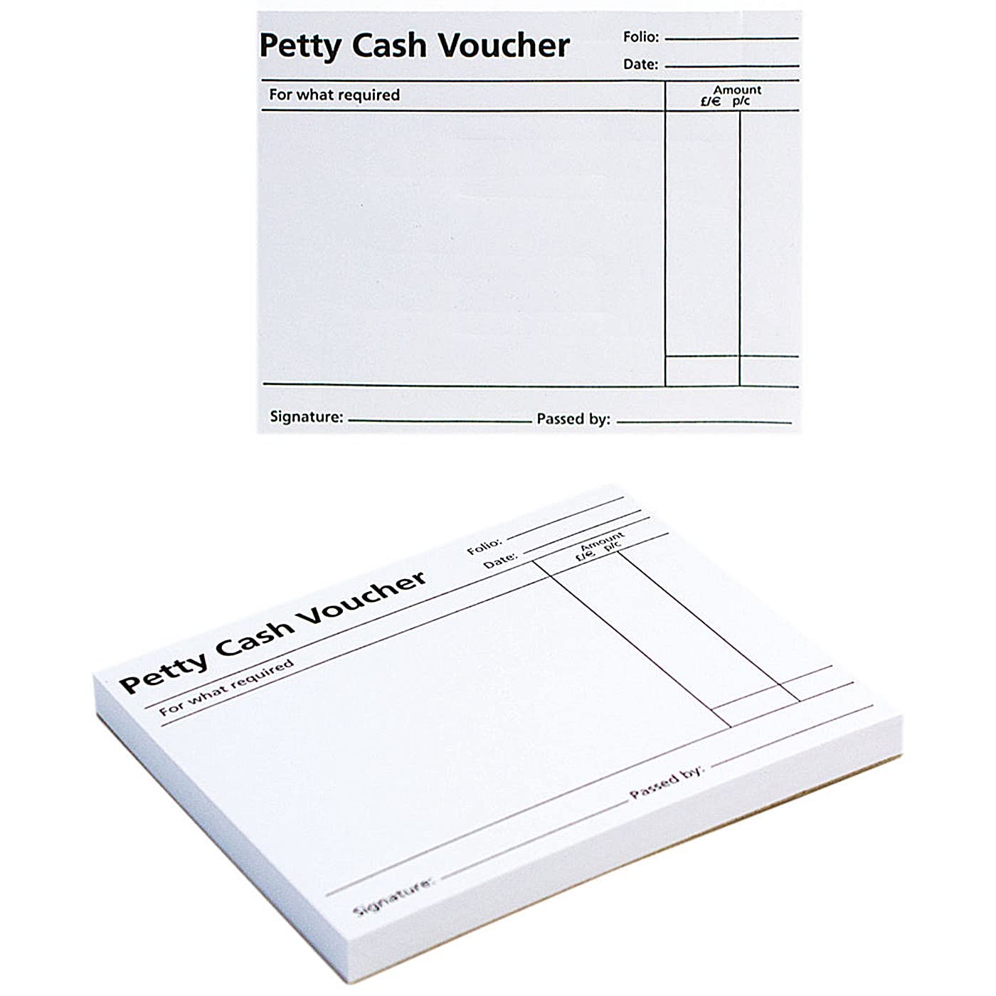 Q-Connect Petty Cash Voucher Pad 125x101mm (Pack of 10) KF00103