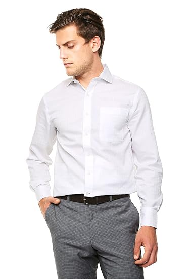 camisa blanca tommy hilfiger hombre
