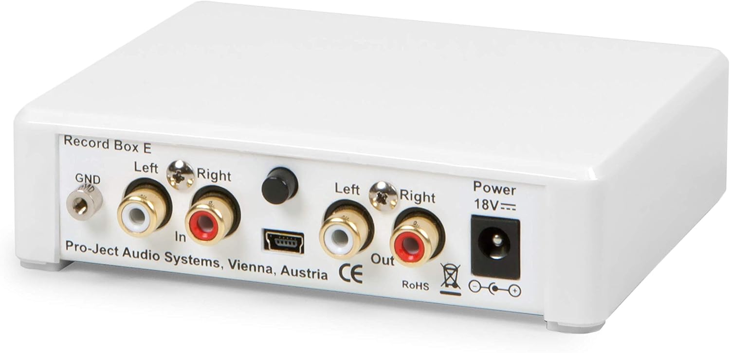 Pro-Ject Audio Systems Record Box E, Hi-Fi MM/MC Phono Stage with USB ...