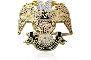 FREEMASONER Scottish Rite 32nd Degree Masonic Lapel Pin Badge