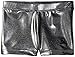 Danskin Big Girls' Gymnastics Basics Short, Silver, Medium