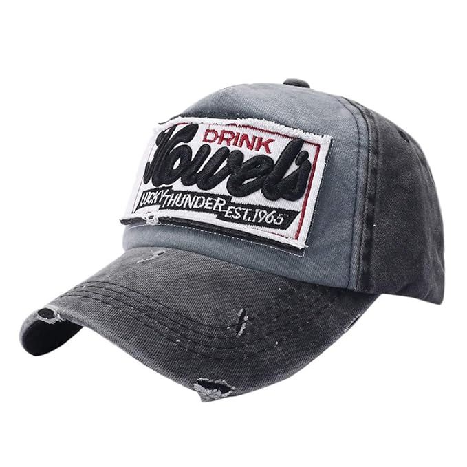 Dtuta CowboyhüTe,HüTe, MüTzen & Caps,Baseball Caps,Visoren,Outdoor-Baumwollstickerei-Lappen Tyrannosaurus-BaseballmüTze Der B