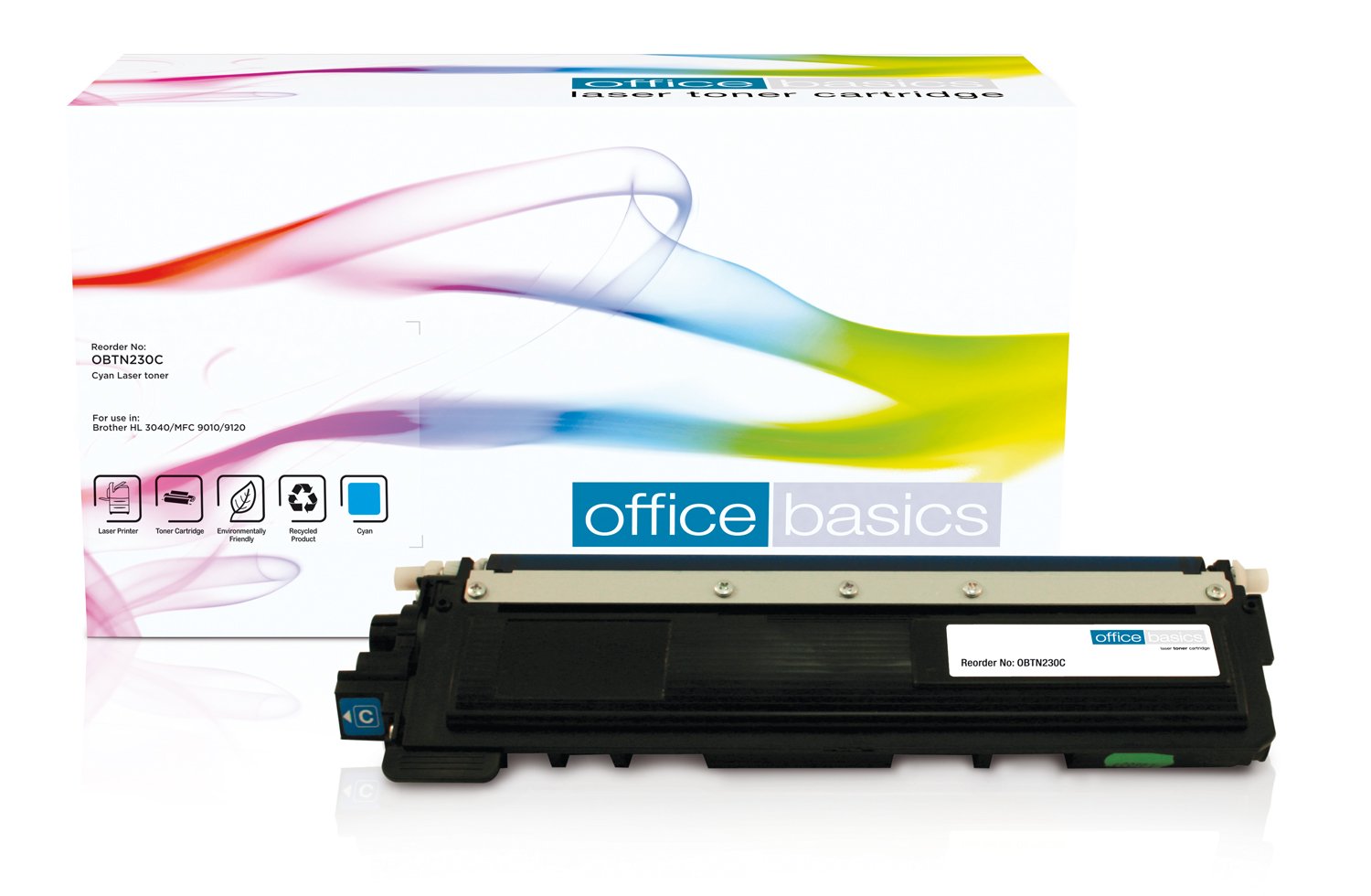 Q-Connect Compatible Toner for Brother TN230C Toner, Cyan