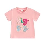 Big Sister Shirts for Girls Toddler Kids Big Sister