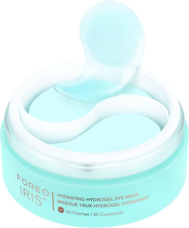 IRIS Parches Ojos com Colageno - Contorno de Ojos Antiojeras - Vitamina B, Vitamina C y Vitamina E - Retinol - Antiojeras Mujer - Hidratante - Vegano - 60 Parches Ojos Bolsas y Ojeras