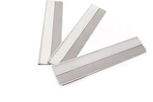 Honbay 50PCS Stainless Steel Eyebrow Trimmer Blades Eyebrow Hair Removers with Cover for Women