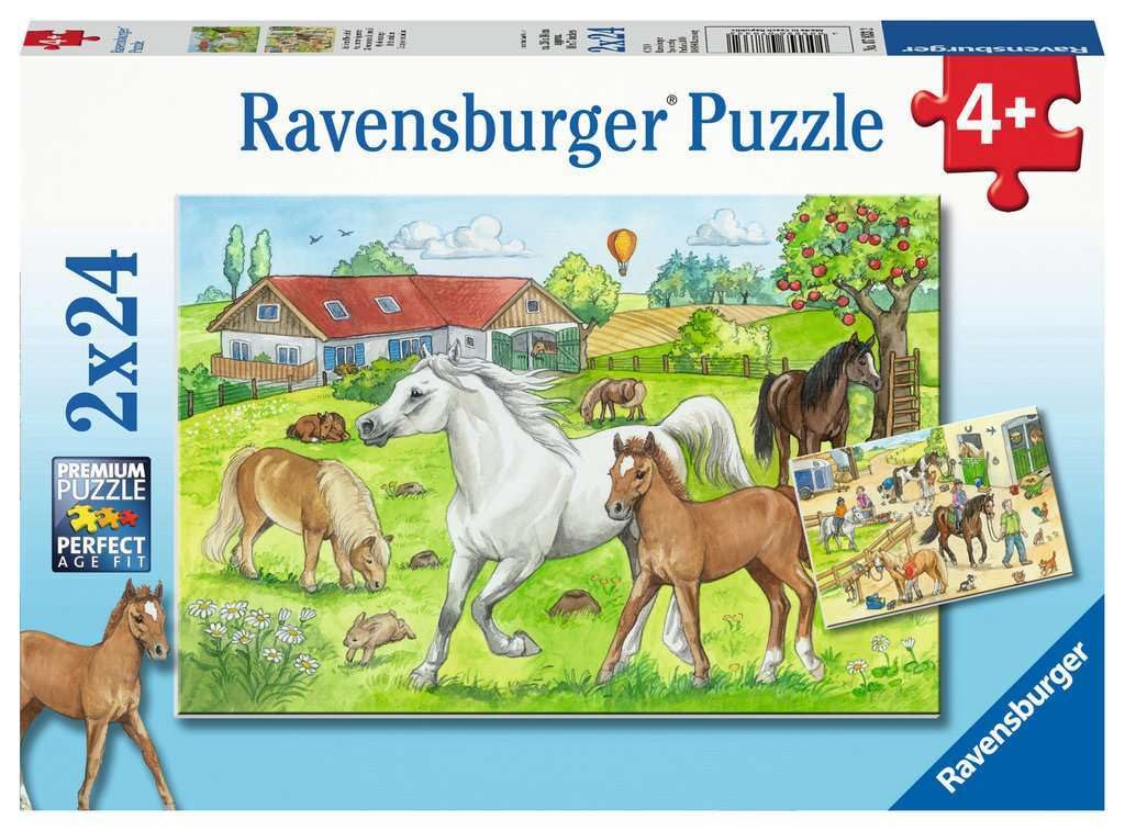 Ravensburger 07833 Children's Puzzle Ravensburger 07833 Children's Puzzle 'On the Horseyard'