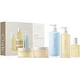 Oak Essentials The Body Routine Set | 5-Step Spa Kit with Blue Tansy Body Lotion, Body Oil, Wash, Scrub & Balm for Hydrated Skin