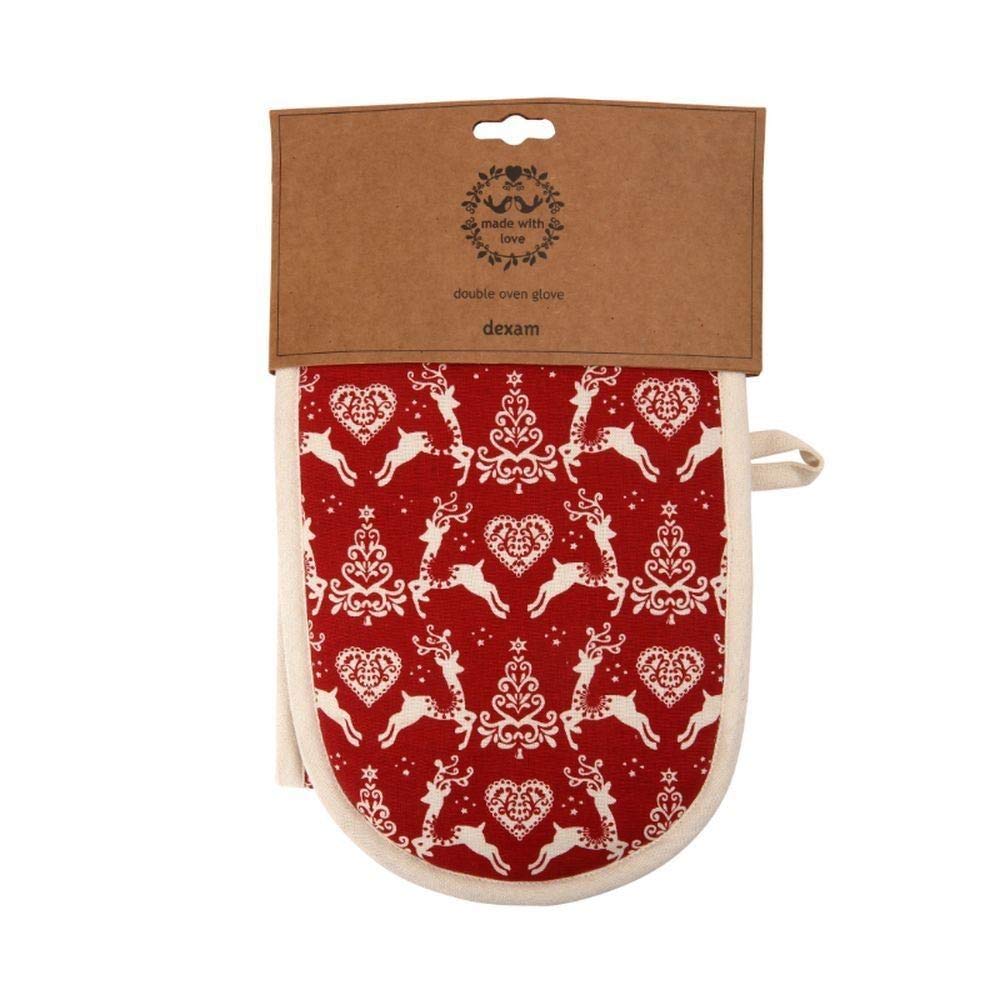 Dexam Yuletide Double Oven Glove