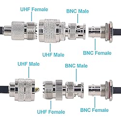 onelinkmore PL259 SO239 to BNC Adapter Kit Coaxial