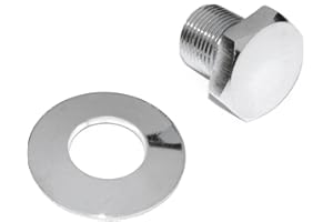 IAP Performance AC105241 Crankshaft Pulley Bolt (Chrome with Washer for VW Beetle)