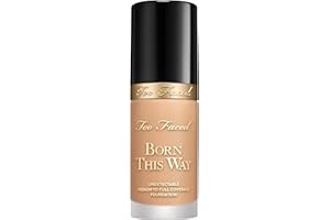 Too Faced Born This Way Natural Finish Longwear Liquid Foundation | Medium-To-Full Coverage | Hydrating + Oil Free