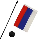 AZ FLAG Russia Table Flag 4x6 in; Desk Banner 100% Polyester 15x10 cm view 3