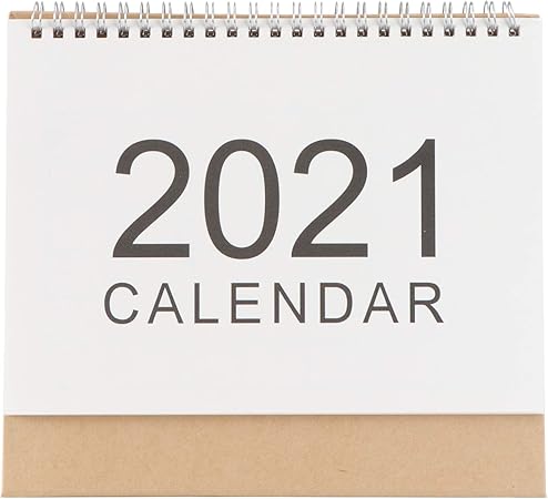 Amazon Ounona 21年 卓上カレンダー 実用性抜群 シンプルなデザイン メモを書き込みやすい 事務室用 学生用 カレンダー 文房具 オフィス用品