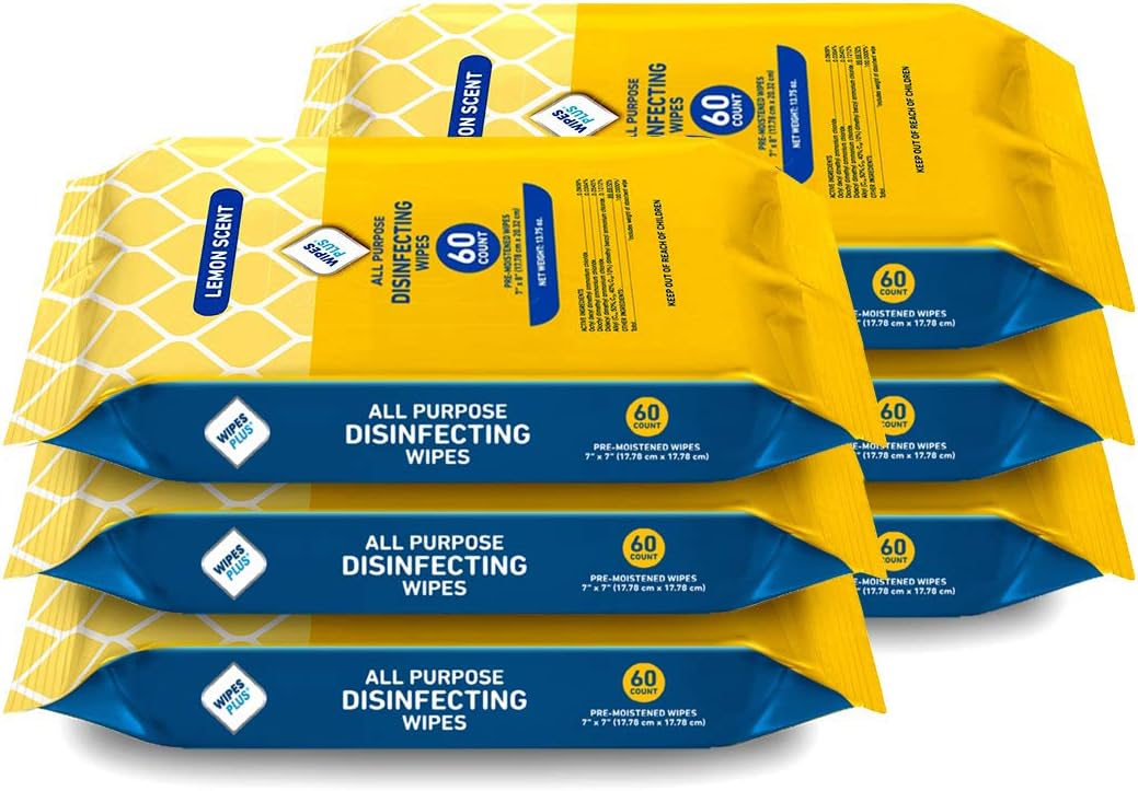 WipesPlus Disinfecting Wipes Bulk (360 Total Wipes) 6