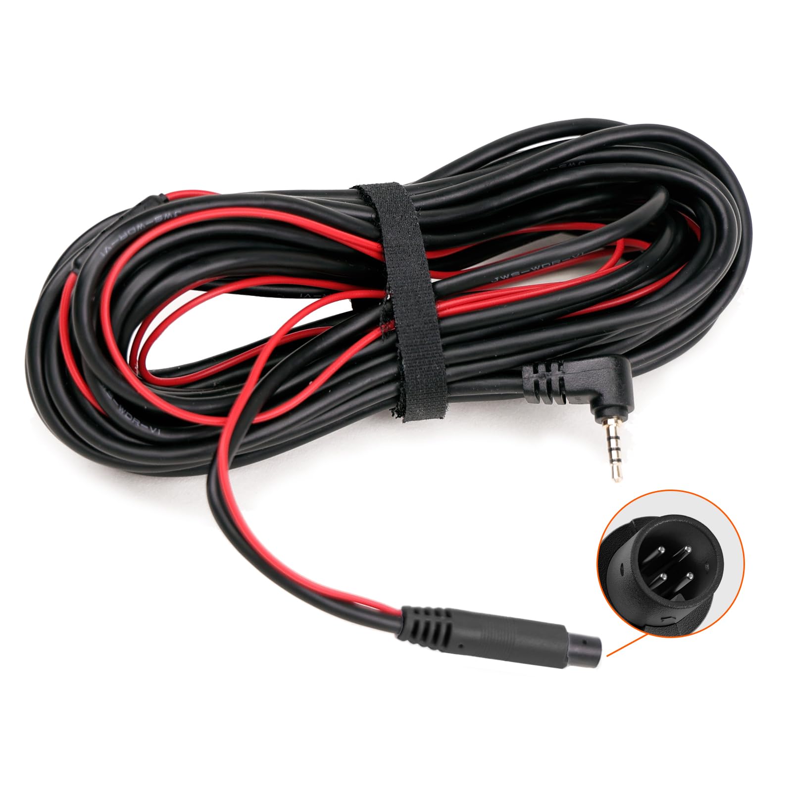 WOLFBOX 50Feet Backup Camera Extension Cord Cable G840S Mirror Dash Cam (Not suitable for other modes)