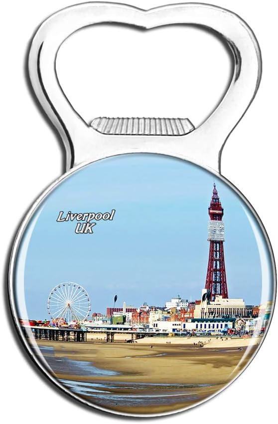 Amazon Com Weekino Uk England Blackpool Pleasure Beach Liverpool Fridge Magnet Bottle Opener Beer City Travel Souvenir Collection Strong Refrigerator Sticker Kitchen Dining