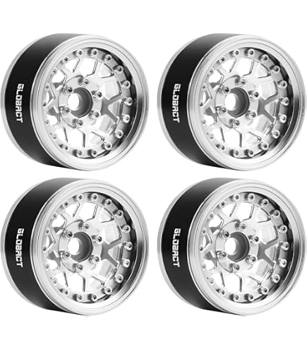 thumbnail image 2 of KYX Racing 1.9 Aluminum Wheel Rims For 1/10 RC Crawler Cars - Axial SCX10 TRX4 Upgrade 2 of 13