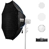 amaran Octa Dome 120 Softbox,One-snap Setup Bowens Mount Softbox | 120cm (4ft) ultra-large octagonal soft box for amaran 60/100/200/150c/300c (Octa Dome 120)