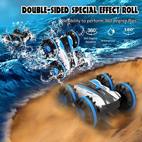 Joyfun-Toys-for-5-10-Year-Old-Boys-Amphibious-RC-Car-for-Kids-24-GHz-Remote-Control-Boat-Waterproof-RC-Monster-Truck-Stunt-Car-4WD-Remote-Control-Vehicle-Girls-All-Terrain-Christmas-Birthday-Gifts