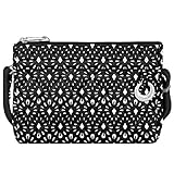 Travelon Women's Anti-Theft Boho Clutch Crossbody Cross Body Bag Geo Shell One Size