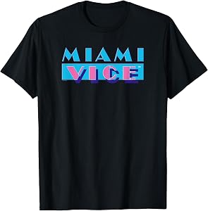 Miami Vice Logo T-Shirt
