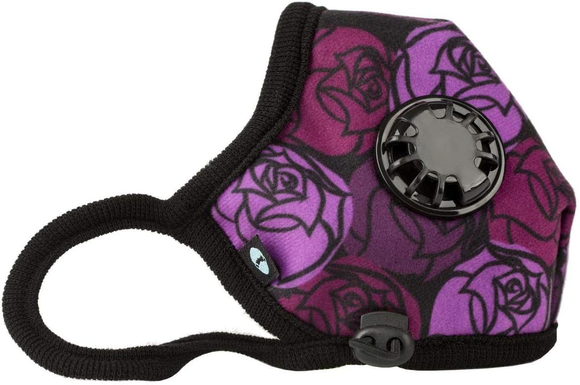 Cambridge Mask Co Pro Anti Pollution N99 Washable Military Grade Respirator with Adjustable Straps - 65 Roses L Pro Limited Edition