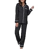 PajamaGram Pajama Set For Women - Pajamas Women Jersey Boyfriend, 100% Cotton