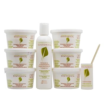 Syntonics Botanical Conditioning Cream Relaxer Kit For Sensitive