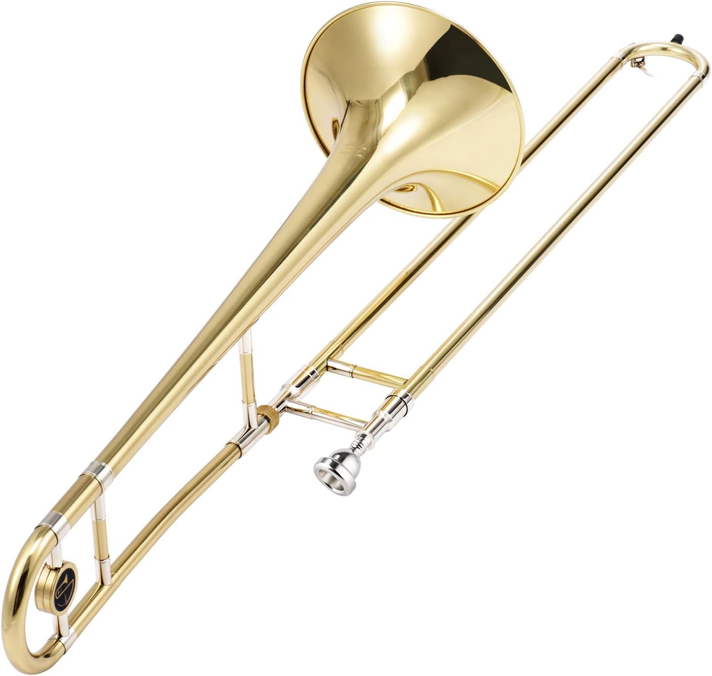 Eastar Bb Tenor Slide Trombone Brass with Hard Case Mouthpiece Cleaning Kit & Care Kit Standard Student Beginner Trombone ETB-330: Musical Instruments