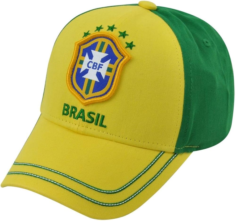 Brazil soccer hat Clearance