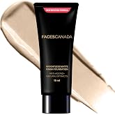 Facescanada Weightless Matte Foundation | Lightweight Full Coverage Liquid Makeup for Smooth, Shine-Free Look | Long-Lasting, Buildable, Natural Finish | 0.50 Fl Oz (15ml)