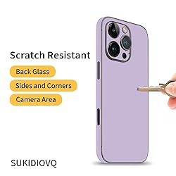 SUKIDIOVQ for 2 Pack iPhone 16 Skin Wrap Phone