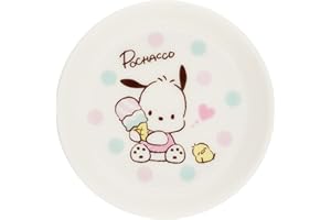 金正陶器(Kaneshotouki) Sanrio 306119 Pochacco Ice Mini Plate, Plate, Diameter 4.1 inches (10.5 cm), White