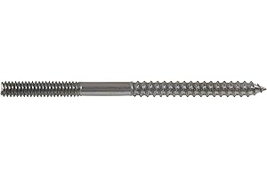 The Hillman Group 43425 1/4-20-Inch x 5-Inch Hanger Bolt, 10-Pack