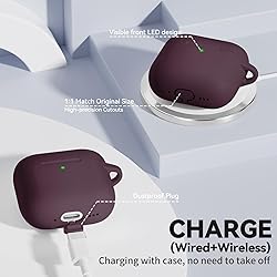 for AirPods 4 Case, Soft Silicone Protective Case