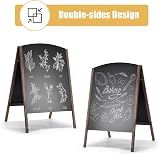 Tangzon A-Board Chalkboard Double Sided Freestanding Indoor Sign 65x65x97cm view 2