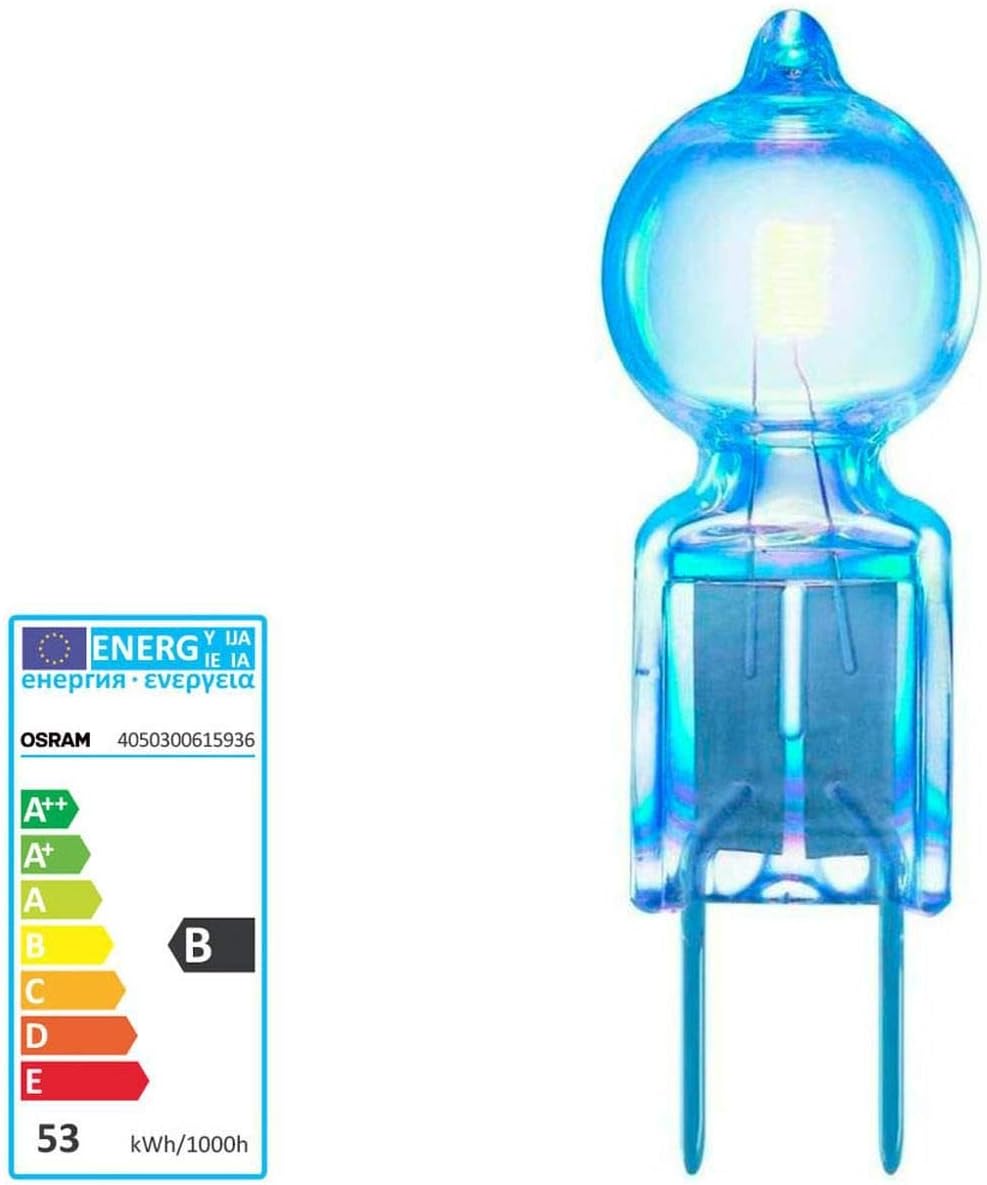 Osram 64440 Halogen Pin Cap Bulb GY6.35 12 V 50 Watt ECO Energy Saver 4000h, White