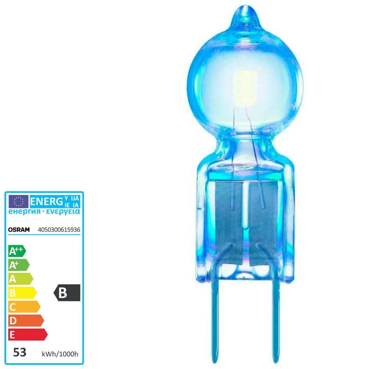 Osram 64440 Halogen Pin Cap Bulb GY6.35 12 V 50 Watt ECO Energy Saver 4000h