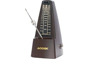 AODSK Mechanical Metronome Black Universal Metronome for Piano Guitar Violin Drums and Other Instruments Standard Loud Sound