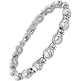 JEROOT Ultra Strength Magnetic Bracelets, Bracelet for Women and men, 3500-6000 Gauss Neodymium Magnets, Magnetic Field Therapy Jewelry Gift Comes With Adjustable Tools