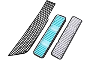 Air Intake Filters Compatible For Tesla Model 3 2017-2020 Grille Cover Inlet Vent Protector Internal External Flow Protection