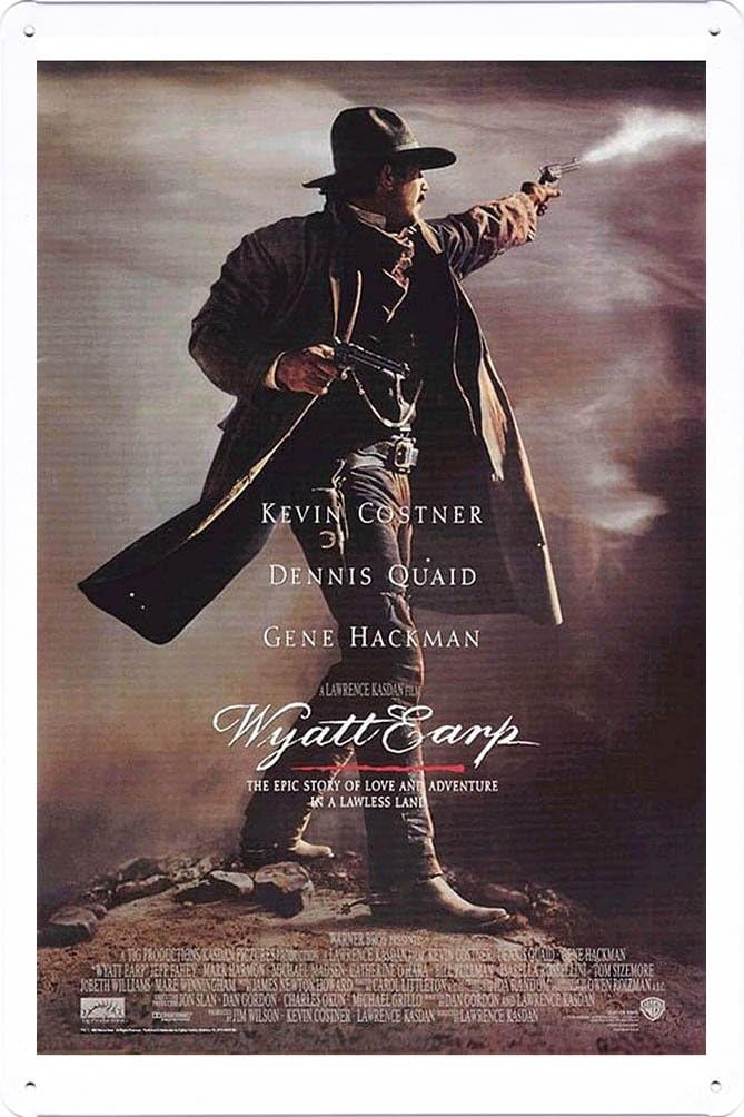 Waller's Decor Metal Plate Movie Theater Decor Wall Decal Tin Sign Poster Wall Art 7.8"x11.8" (ABF-MFD3913)