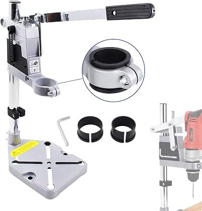 SavingBird Universal Bench Drill Press Stand 60mm Depth Clamp Base Frame